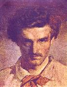 Anselm Feuerbach Self portrait oil painting